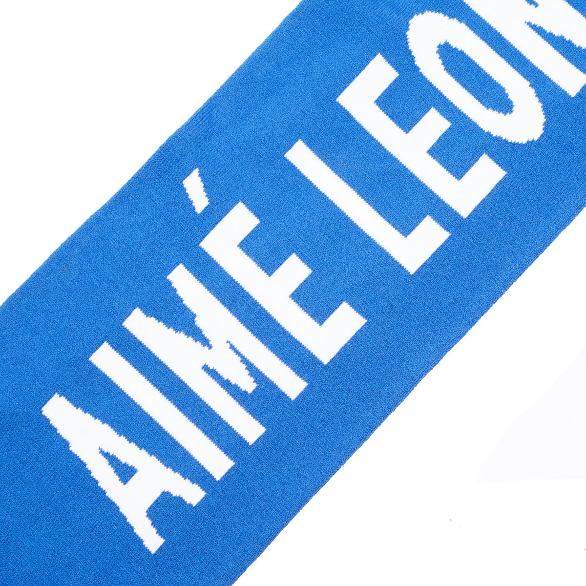 AIME LEON DORE Men's Jacquard Knit Logo Scarf NWT